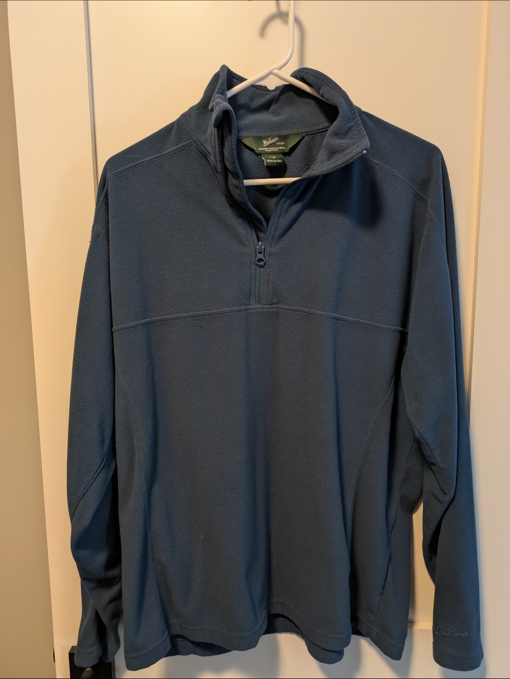 Woolrich Quarter-Zip Fleece Pullover - Slate Blue